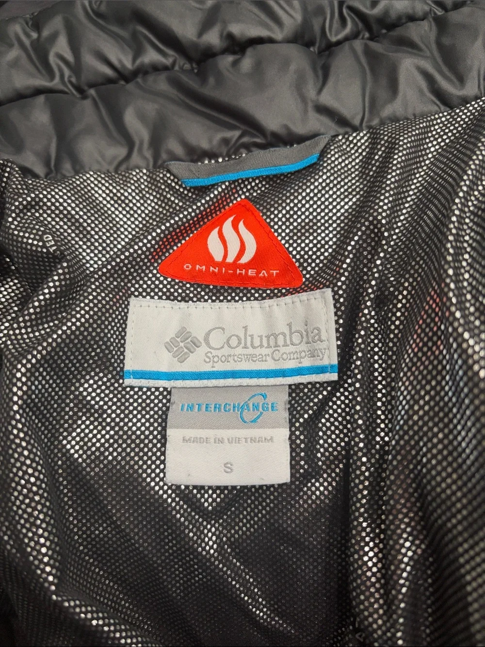 Columbia Black Hooded Shell Jacket - Picture 4 of 4